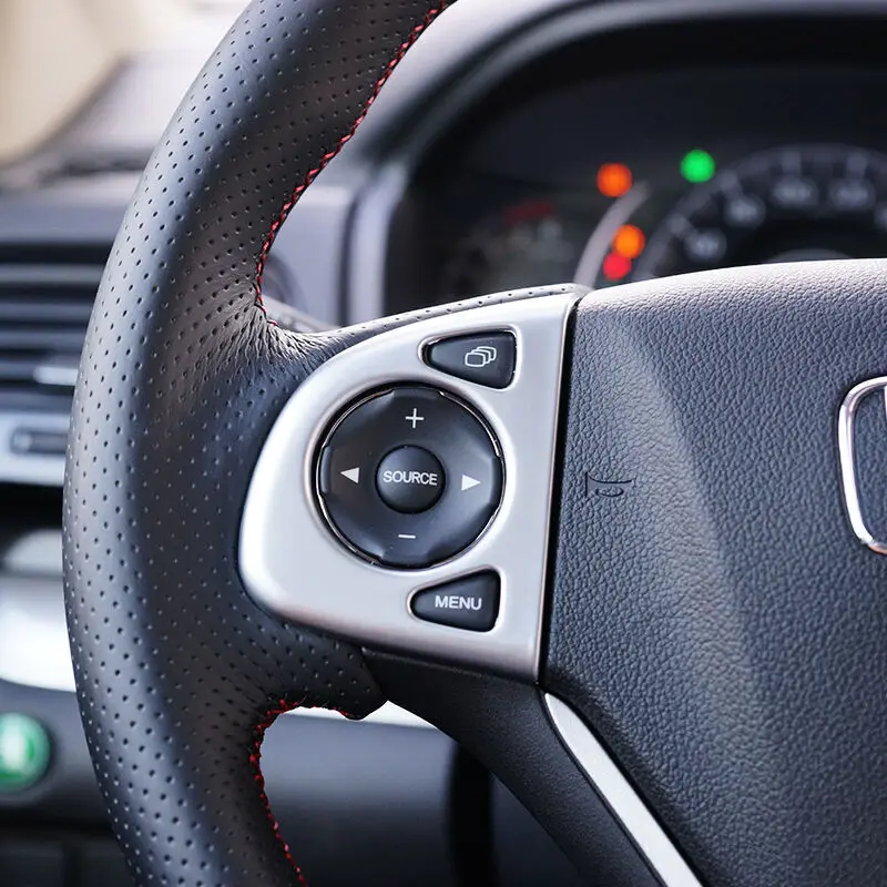 Для Хонда сrv CR V 2012 2013 2014 2015 2016 аксессуары ABS пластик матовый Руль Накладка