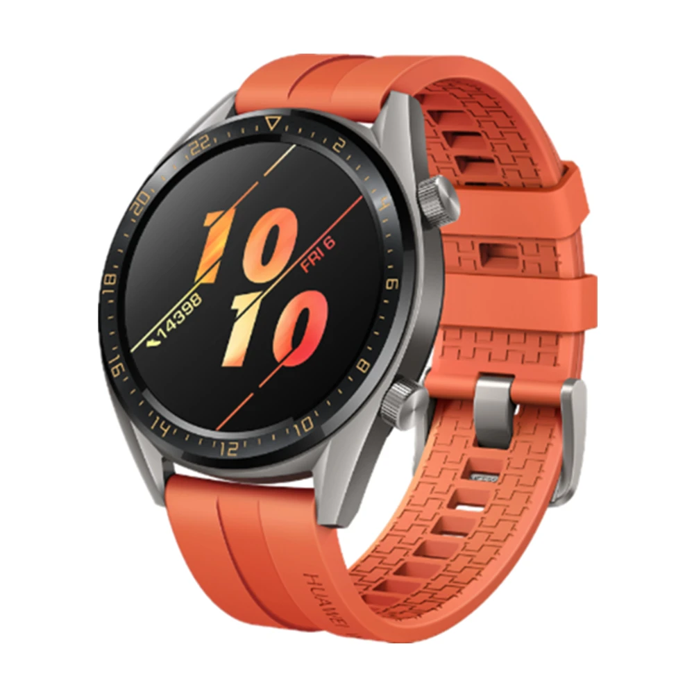 Силиконовый ремешок для часов 2 в 1 + чехол из ТПУ Huawei Watch GT Active Сменные аксессуары