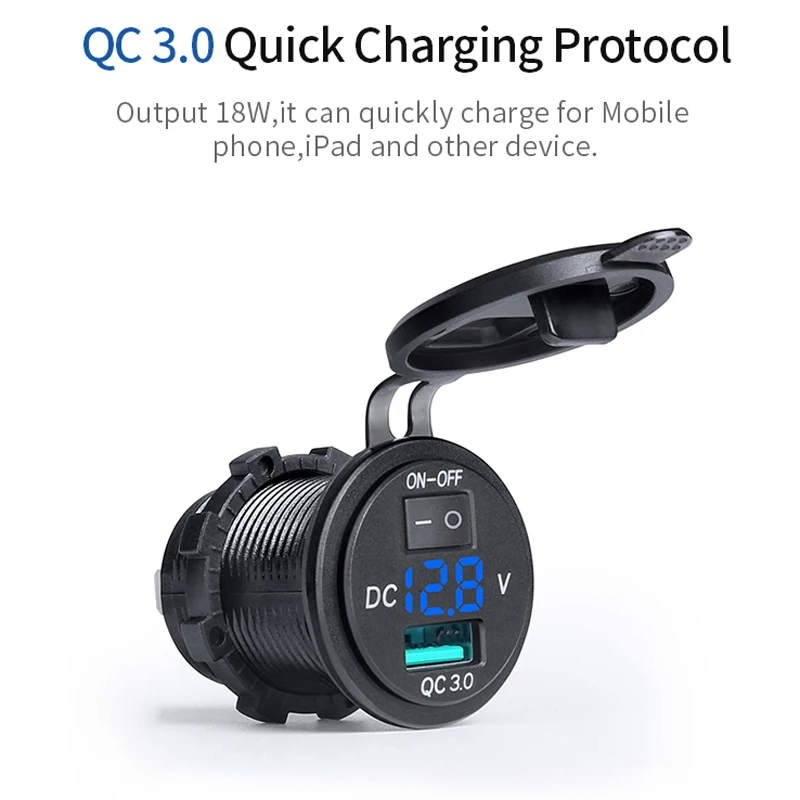 Автомобильное зарядное устройство с USB разъемом 36 вт QC 3 0 быстрая зарядка|Кабели