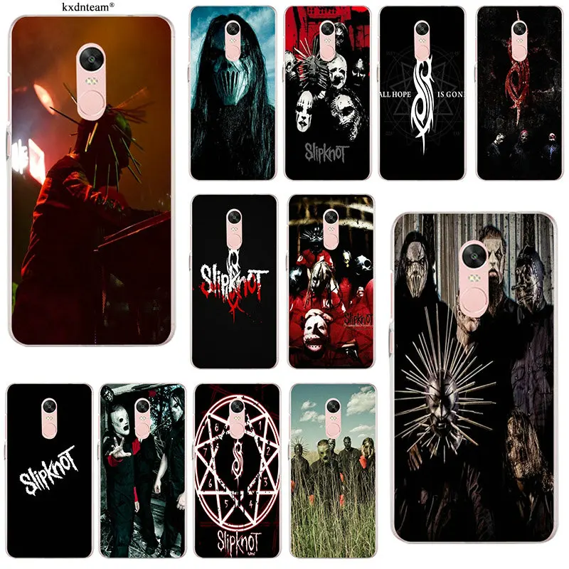 Лидер продаж Slipknot Rock Для Сяо mi красный Note 4X2 3 S 4A 5 6 5S 5X 5A 6X Pro Plus Shell Мягкие TPU кремния
