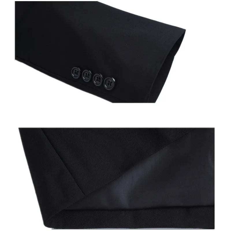 Модные Повседневное Блейзер Для мужчин Slim Fit два типа Кнопка выбора Blazer куртка
