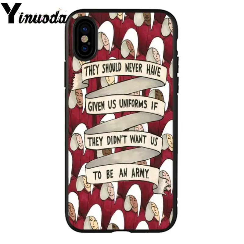 Yinuoda The Handmaid Is Tale Coque Shell Phone Case for iPhone 8 7 6 6S Plus 5 5S SE XR X XS MAX | Мобильные телефоны и