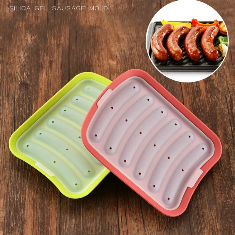 Силиконовая форма для сосисок DIY хот-дог ручная работа колбаса с ветчиной