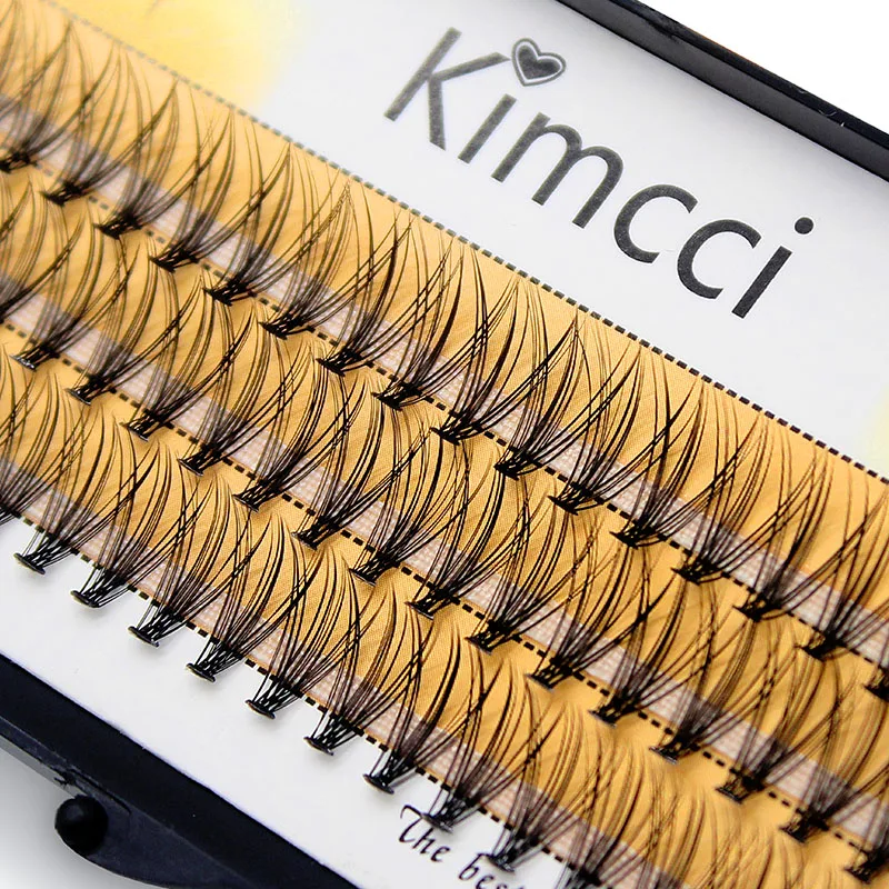 Kimcci 1 коробка большая емкость 60 пряди 20D наращивание ресниц русский объем 3D