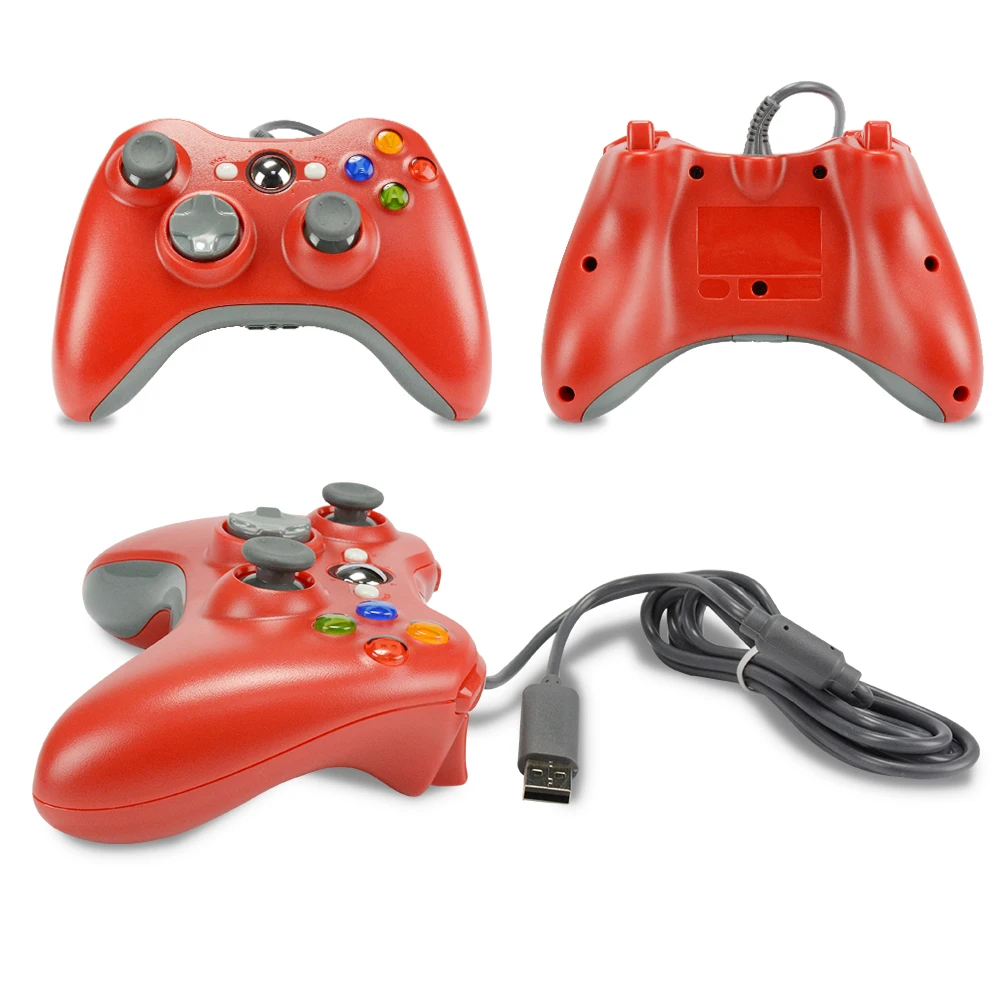 Shinsklly New USB Wired Gamepad For Xbox 360 Controller Joystick Official Microsoft PC Windows 7 8 10 | Электроника