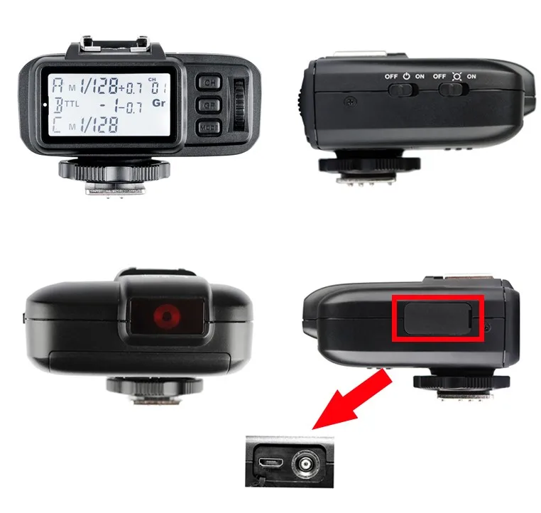 Новейший беспроводной передатчик Godox X1N-T TTL 2 4G для Nikon D800 D3X D3 D2X D2H D1H D1X D700 D300 D200 D100 |