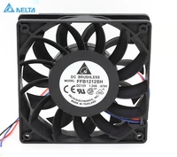 120mm 12cm high speed cooling fan for delta ffb1212sh 12025 12v 1 24a 3 pin server inverter case axial cooler industrial fans