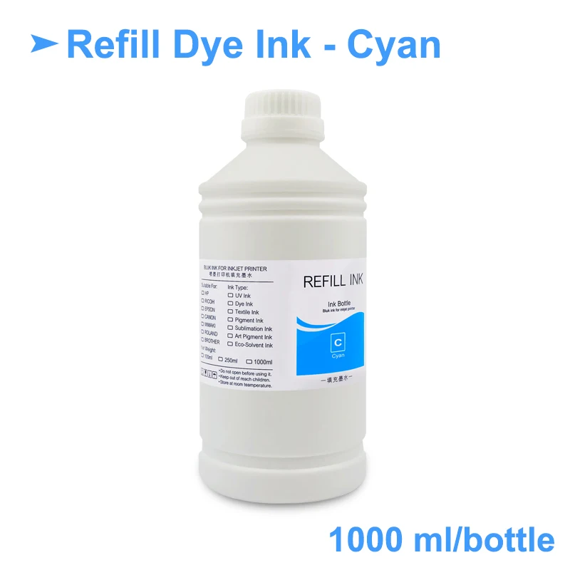 Универсальный набор чернил для Epson SureLab D700 6x1000 мл Fuji DX100 Stylus Pro 7600 9600 7000 7500 9000 10000