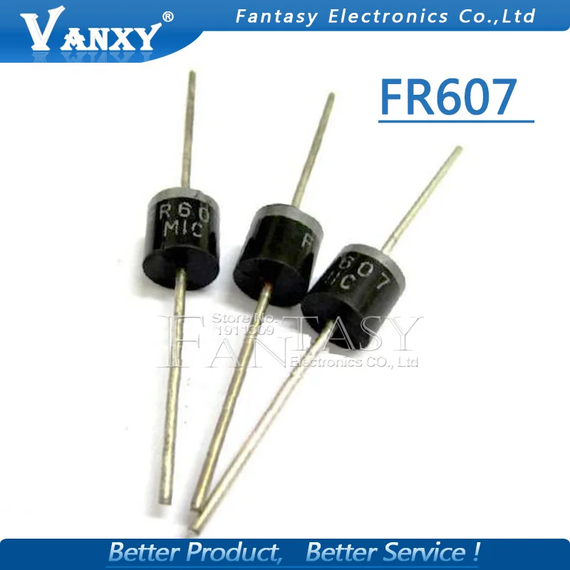 20 шт. диоды быстрого восстановления FR607 6A 1000 в|fast recovery diode|recovery diodefast |