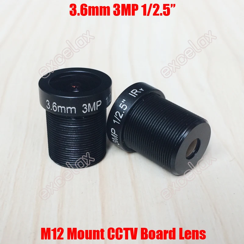 DIY 2 шт./лот 3MP 1/2. 5 &quot3 6 мм 90 градусов угол обзора ИК CCTV фиксированная плата