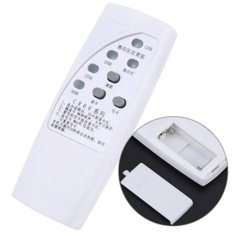 

CR66 125/250/375/500KHz RFID ID Card Duplicator Programmer Reader Writer 3 Buttons Copier Duplicator With Light Indicator
