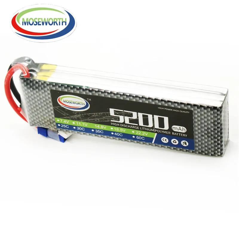 Hot RC Toys LiPo Battery 3S 11.1V 5200mAh 25C Max 50C For Quadcopter Car Airplane Drone Helicopter Boat Truck AKKU | Игрушки и хобби