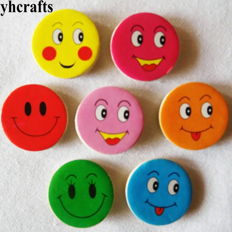 100 шт./лот деревянные наклейки со смайликом пчела божья коровка животные с