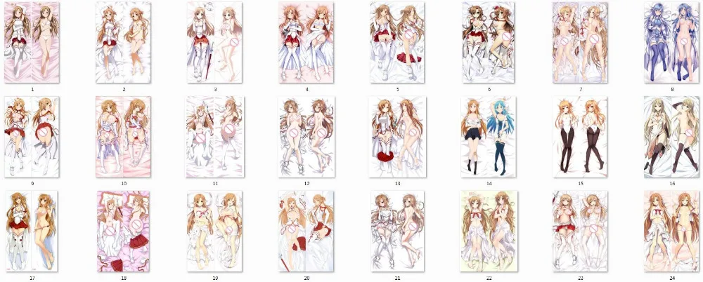 Наволочка asuna с персонажами из аниме sword art online (Сан)|cover driver|cover ncover range |