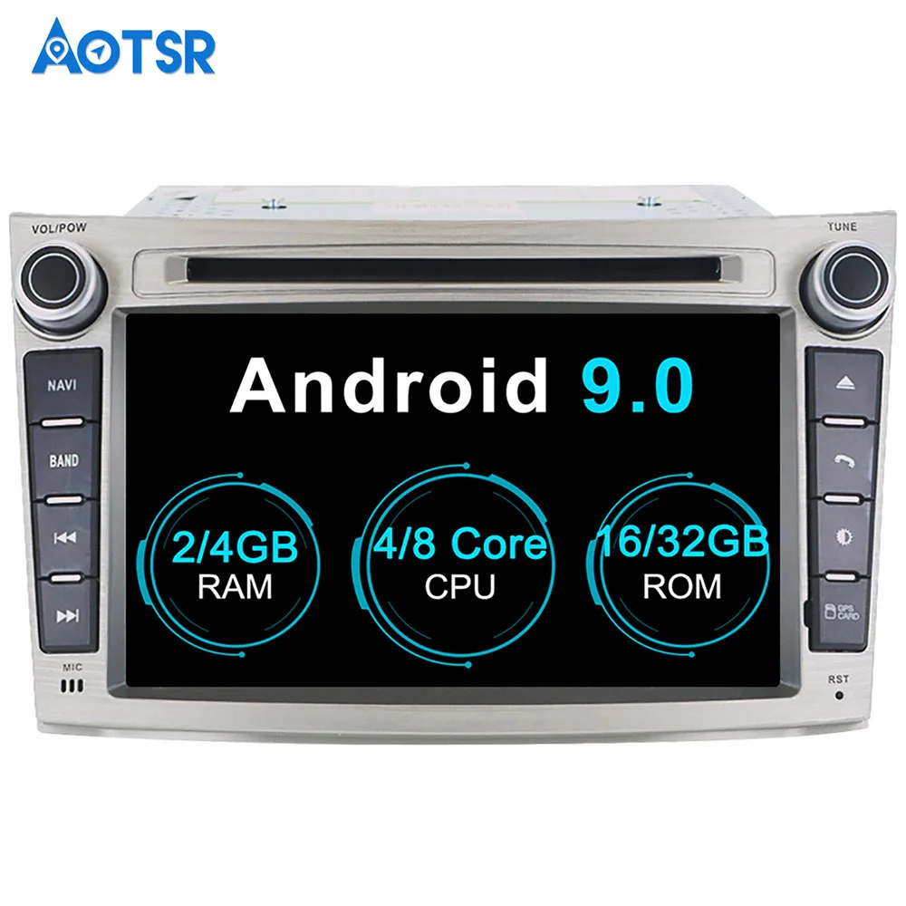 Aotsr Android 9 0 GPS навигация автомобильный DVD плеер для Subaru Legacy Outback 2009 2014 мультимедиа