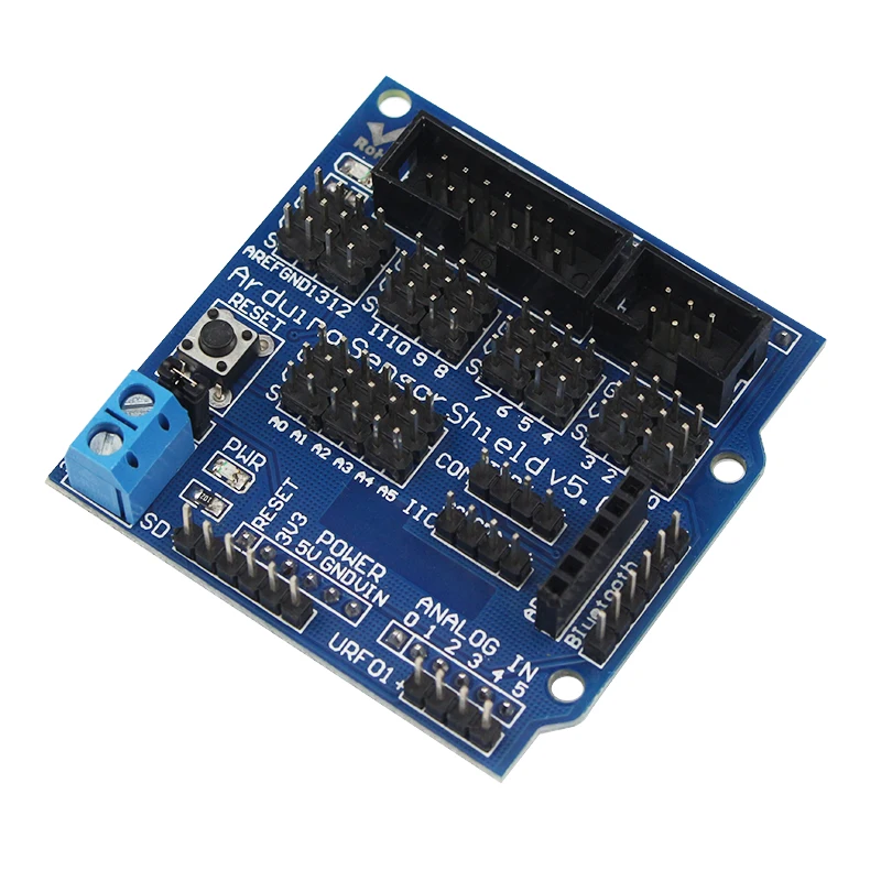 

Плата расширения сенсора V5.0 для UNO MEGA R3 V5 Для Arduino, электронные строительные блоки «сделай сам», детали робота