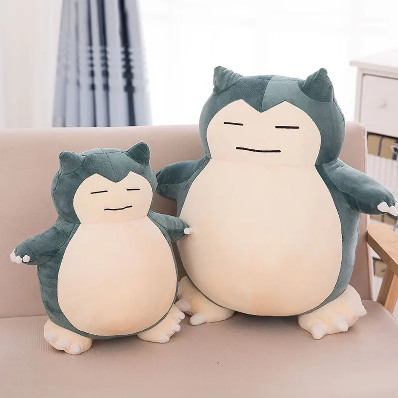 Милый большой Snorlax аниме плюшевые игрушки прекрасный мультфильм японский мягкая