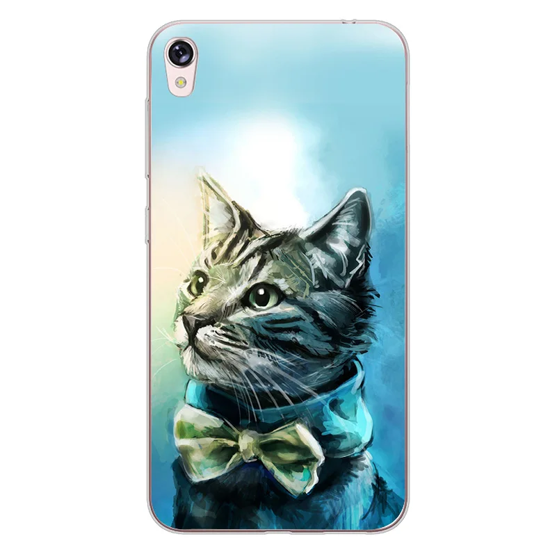 ciciber Cover For ASUS Zenfone 5 Lite ZC600KL 5Z ZE620KL ZS620KL Phone Cases Soft TPU Cute Animal Funny Cat Shell |