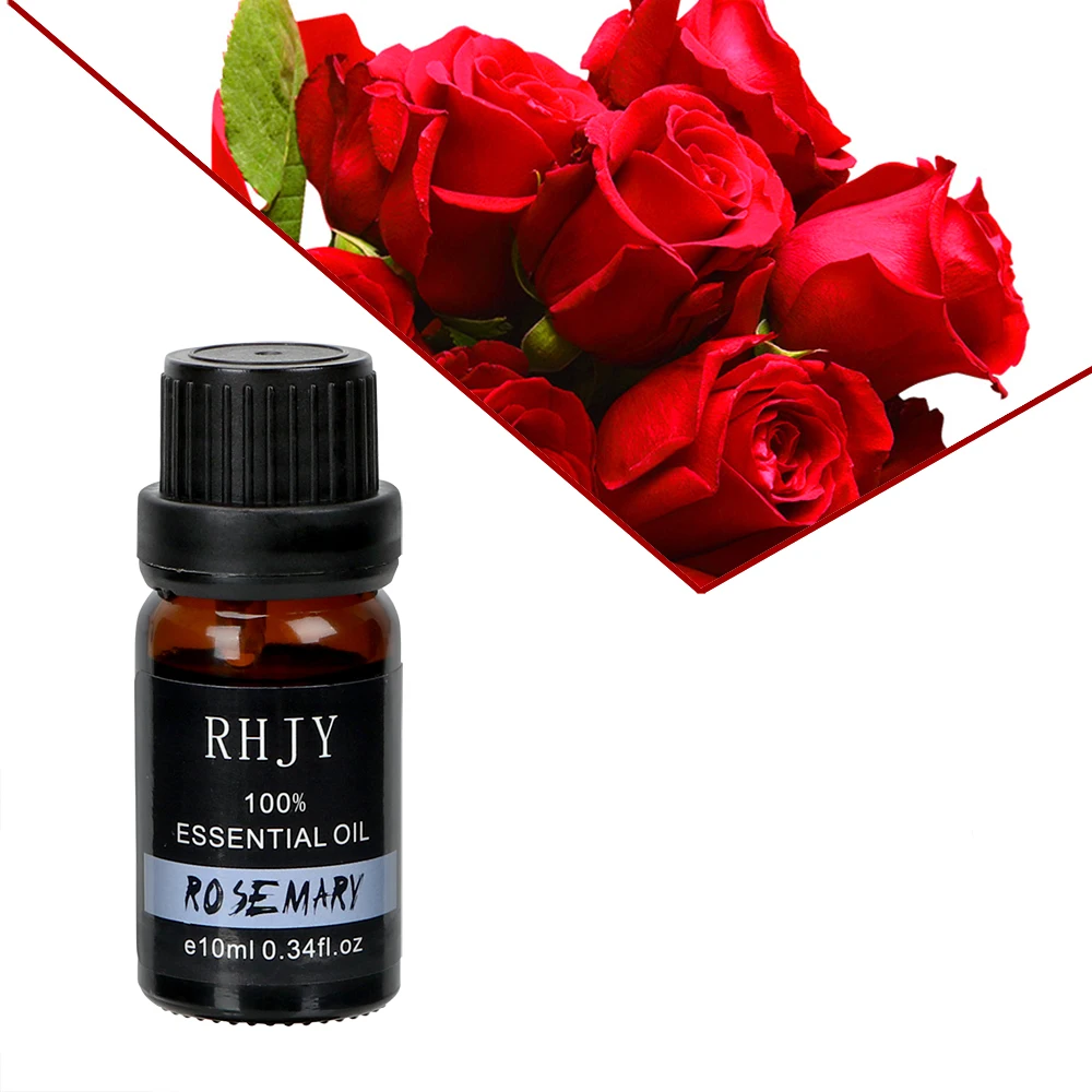 Rose Mary Oil 10 мл натуральное растительное эфирное масло свежий воздух 6 ароматов для увлажнителя воздуха Освежитель масло для ароматерапии автопарфюм Автомобильная Стайлинг - Название цвета: Rose Mary Oil