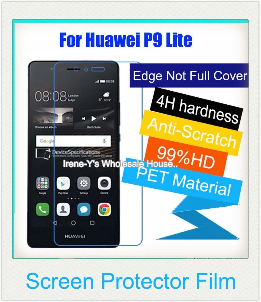 5x для huawei P10 P9 плюс P8 Lite 2017 P7 P6 Y6 Высокий прозрачный глянцевый Экран защитный кожух