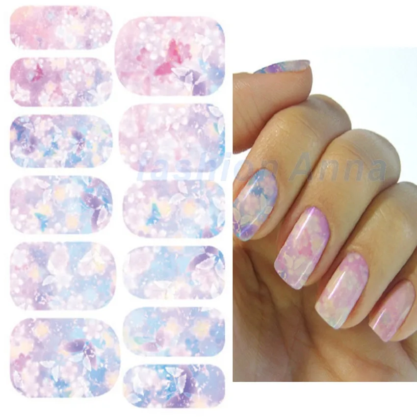 Новые наклейки для ногтей с черными цветами профессиональные женщин розничная