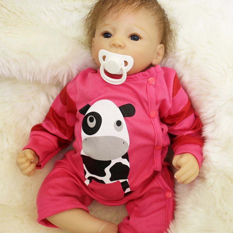 Кукла реборн Мягкая силиконовая 50 см 20 дюймов|baby girl doll toy|doll toysgirl toy |