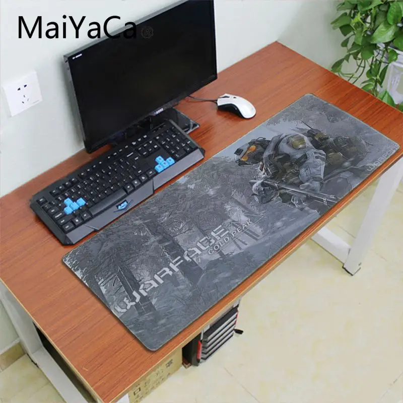 

Maiyaca warface Beautiful Anime Mouse Mat Large Lockedge alfombrilla gaming Mouse pad gamer PC Computer mat