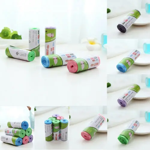 1 рулон маленькие мешки для мусора прочные экологически чистые одноразовые