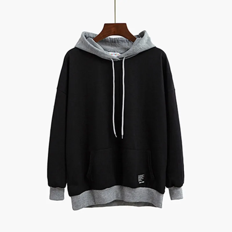 Женский Теплый пуловер с капюшоном Свободный модель F1138 в Корейском стиле на