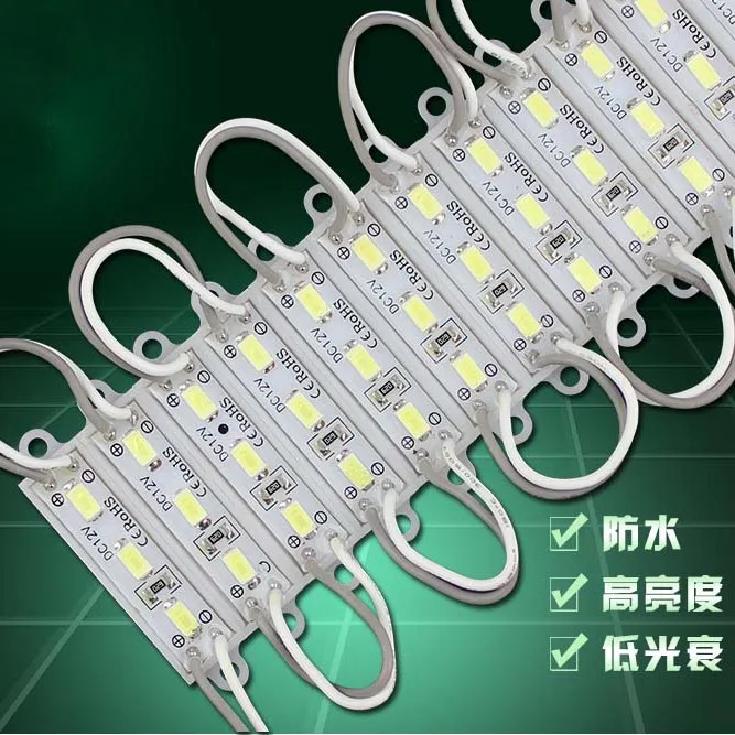 DC12V 5630/5730 2LED 3LED LED Module small size IP65 waterprood Sign Backlight Modules Advertising Light Box 3609 2smd 3smd | Лампы и