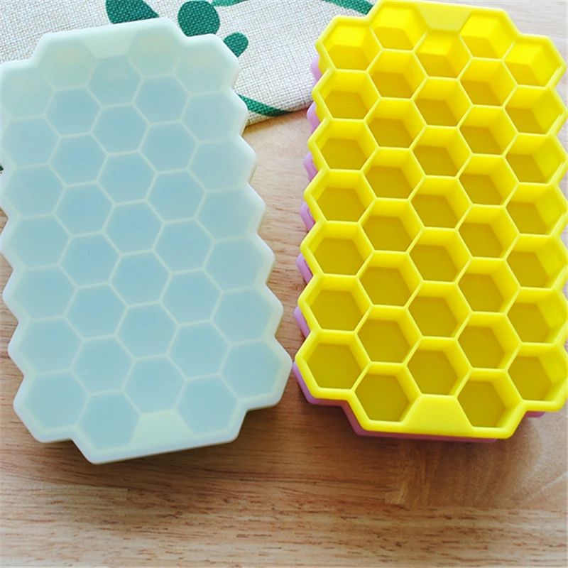 Силиконовые Мёд гребень Форма шоколад плесень лоток Cube пчелы льда Кухня DIY