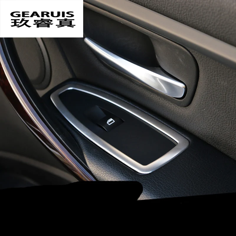 4 шт. двери автомобиля подлокотник панель украшения интерьера окна стекло Лифт