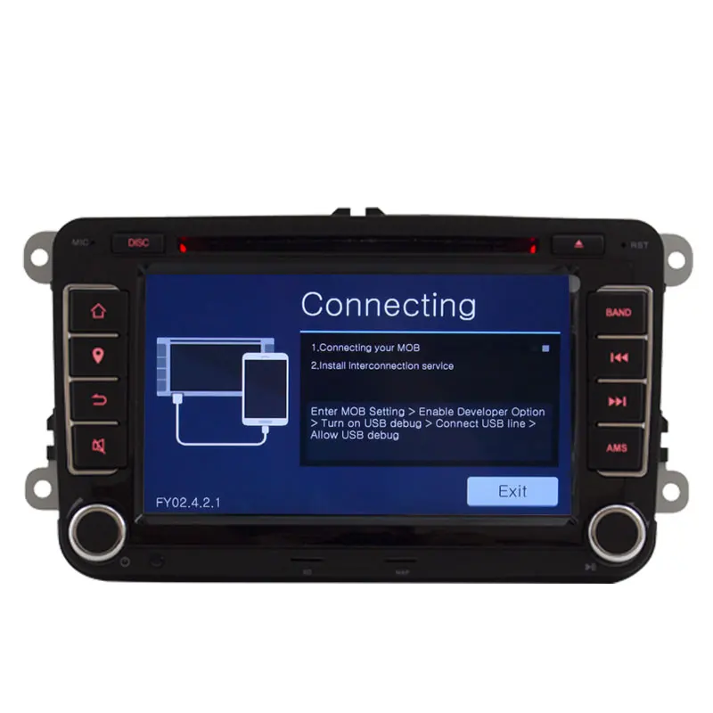 7 "емкостный сенсорный экран автомобильный DVD GPS встроенный автобус Can