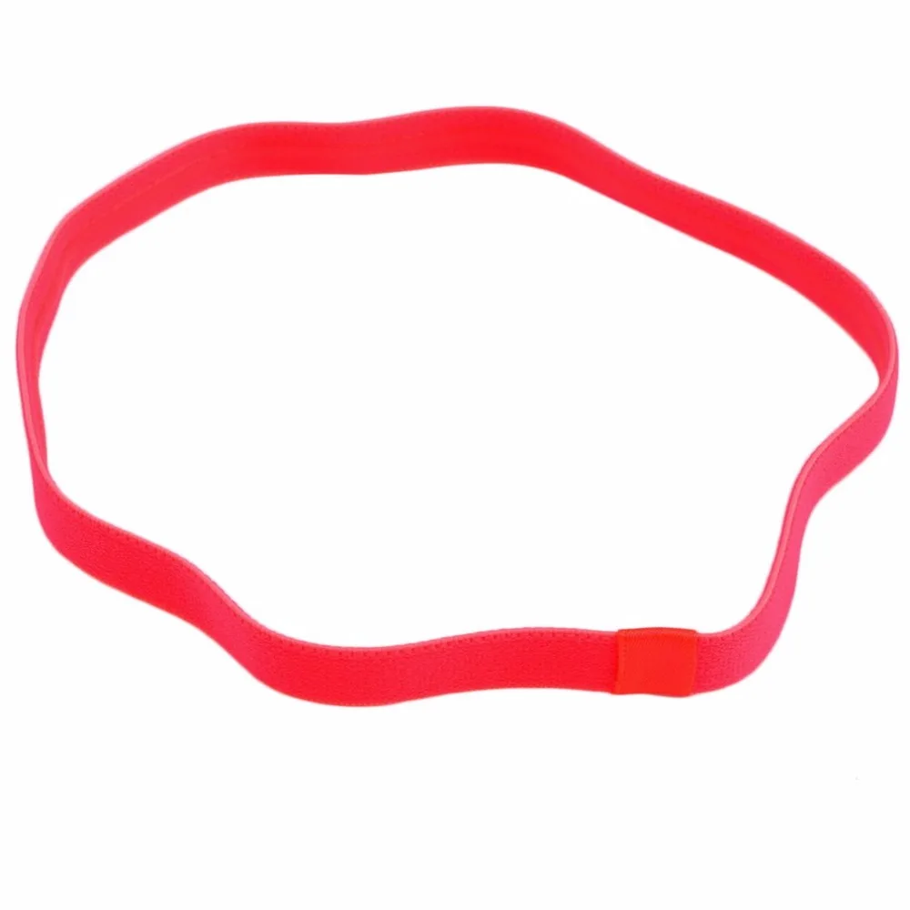Йога ленты для волос оголовье спорта Sweatband анти-скольжения Для женщин Для мужчин из эластичной резины Футбол бег велосипед на завязках для девушек, софтбол