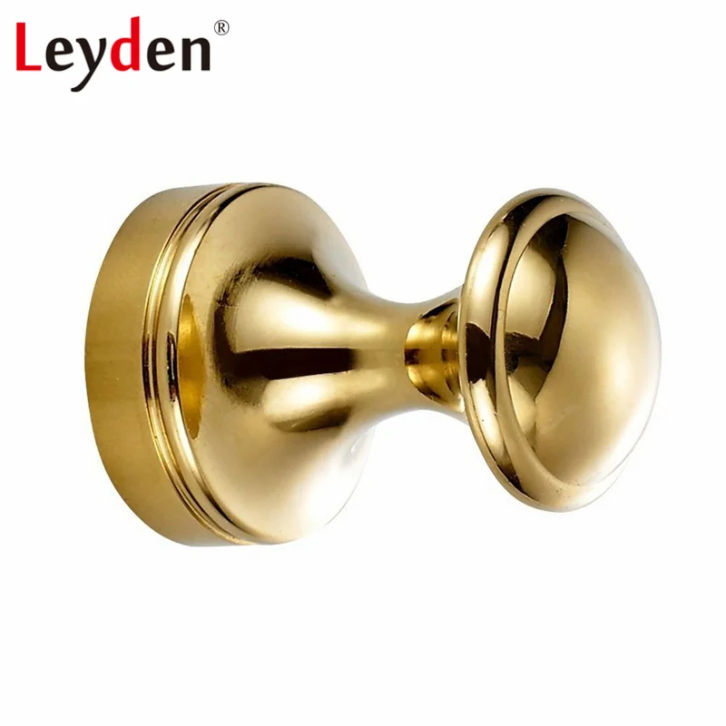 Медные металлические крючки для пальто Leyden хромированная Золотая подвеска