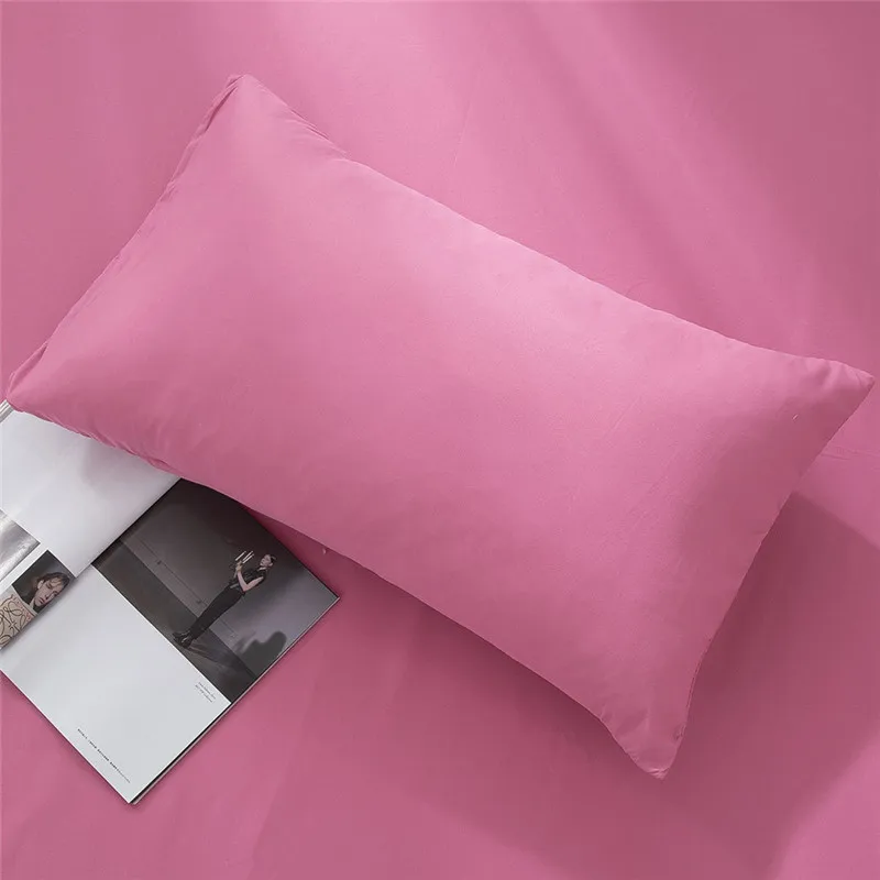 Pink 24 цвета наволочка 36*51 см прямоугольная Подушка Чехол для гостиной дивана Наволочка украшения для дома Kussenhoes Декор - Цвет: Pink