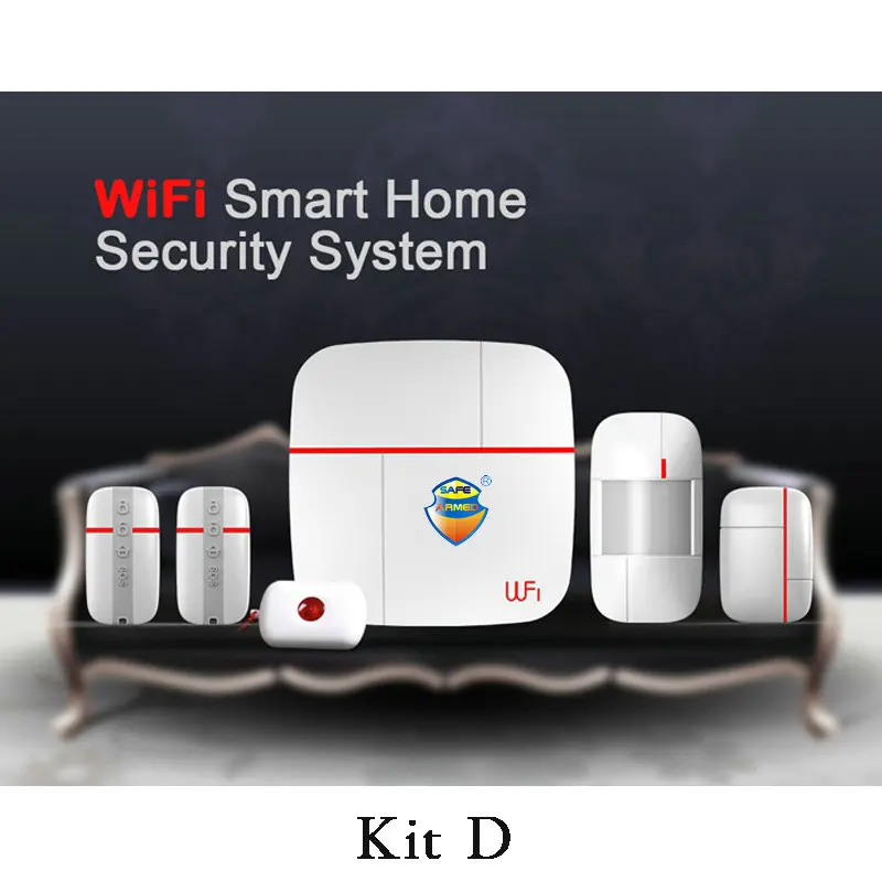 (1 комплект) Vcare WIFI 3G WCDMA поток данных умная домашняя система сигнализации с