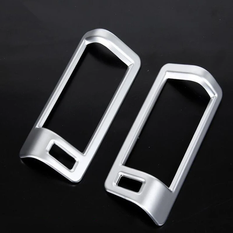 Матовая Серебристая хромированная крышка для вентиляционного отверстия заднего