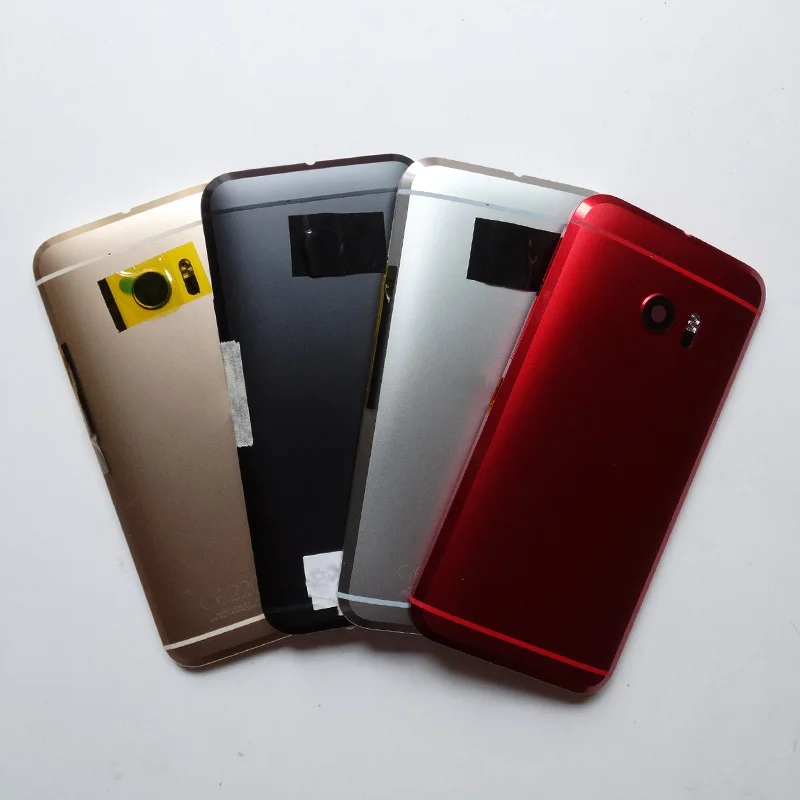 Чехол-накладка для HTC M10 металлический с кнопками регулировки громкости и
