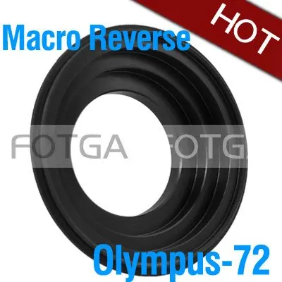 72 мм Макро Обратный переходное кольцо для Olympus 43 OM4/3 4/3 E510 E520 E620 E500 E1|ring design your own|ring
