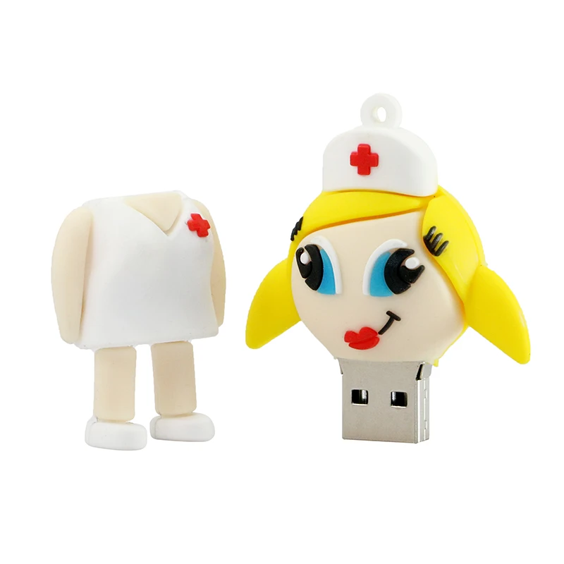Флеш-накопитель USB 4/8/16/32/64 ГБ силиконовый белый | Компьютеры и офис