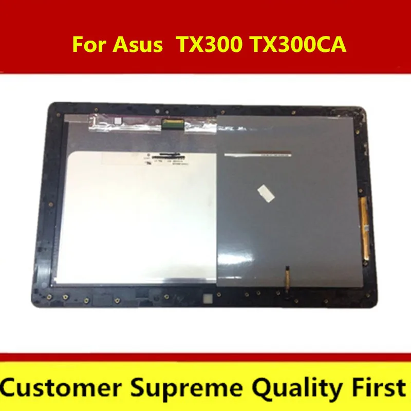 Для ASUS Transformer Book TX300 TX300CA ЖК-дисплей панель с сенсорным экраном дигитайзер в сборе с заменой рамы N133HSE-E21