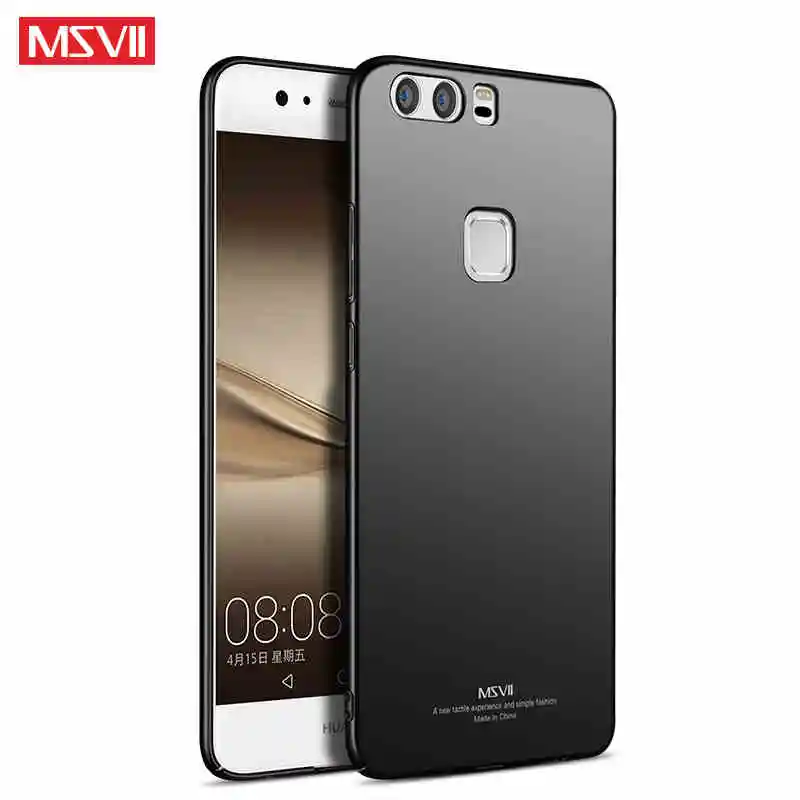 Для Huawei P9 Lite чехол MSVII палец кольцо тонкий матовый для Plus автомобильный держатель