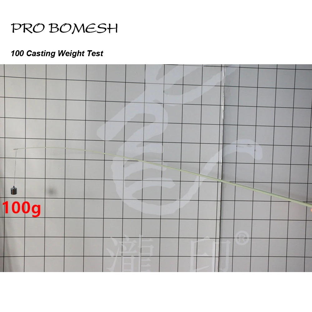 Pro Bomesh 2 шт./лот 1,89 м 26,4 фунта-52,8 фунта 1 секция цельного стекловолокна лодка стержень пустой ручной работы лодка стержень пустой DIY стержень ремонт