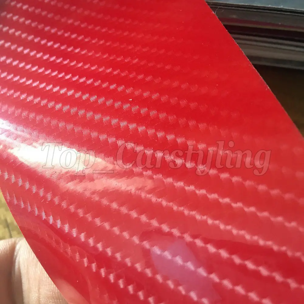Различные глянцевые 6D виниловые волокна из углеродного как настоящая Глянцевая