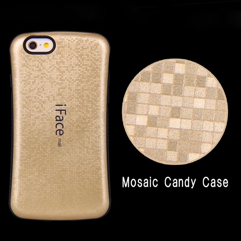 6S PLUS phone case neo Hybrid PC+TPU armor for iphone 6 5 5S 4 covers protective Mosaic Candy cases 4.7 5.5 |