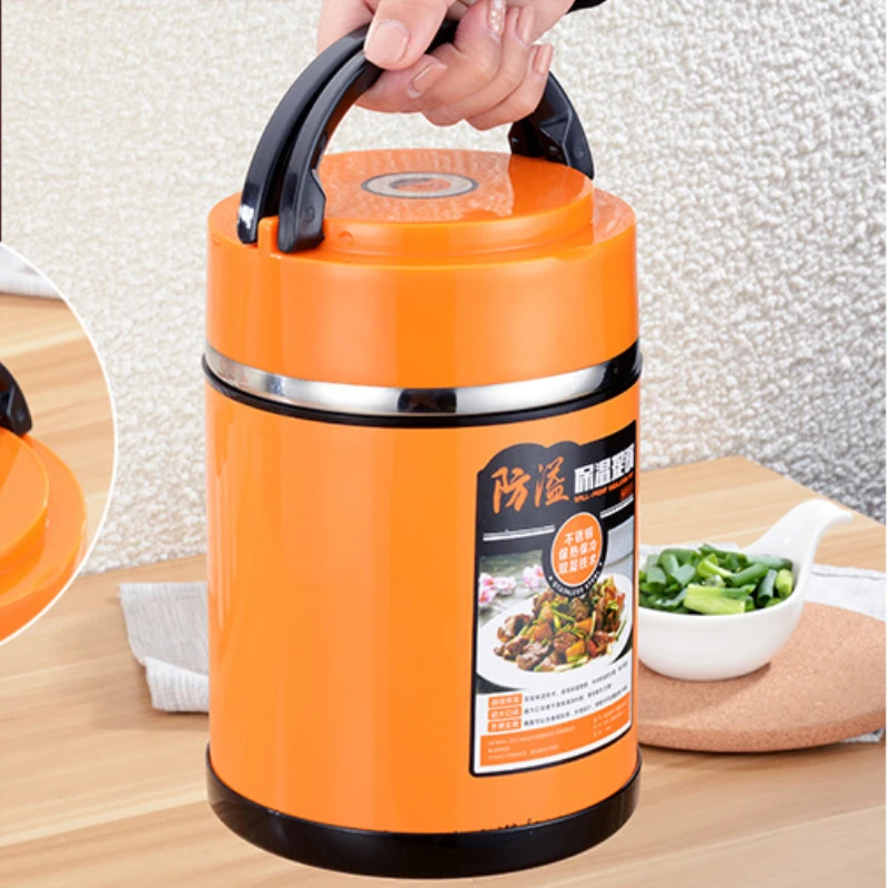 Keep the temperature lunch box New large capacity stainless steel bento Portable convenient food Container healthy | Дом и сад