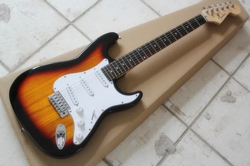 ST special electric guitar day black and blue color optional. | Спорт и развлечения