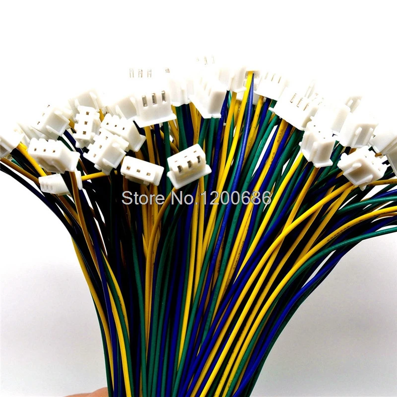 

24AWG 3PIN XH2.54 connector 20CM wire harness XH 2.54mm 4P 24 AWGConnector Plug With Wires Cables