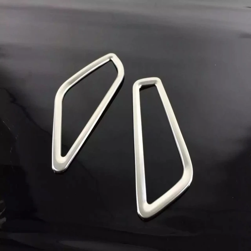 2 шт. Хромированные вставки для передней панели HYUNDAI ELANTRA AVANTE 2016 2017|trim cover|air vent trimfor